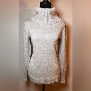 Nautica Heather Gray Cowl Neck Sweater